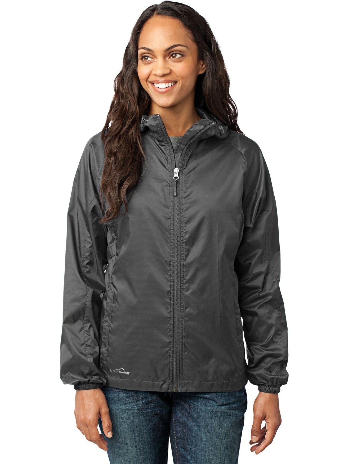 no-logo Eddie Bauer Ladies Packable Wind Jacket-Regular-Eddie Bauer-Thread Logic