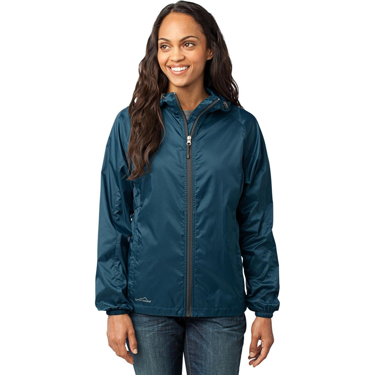 no-logo Eddie Bauer Women's Packable Wind Jacket-Regular-Eddie Bauer-Thread Logic