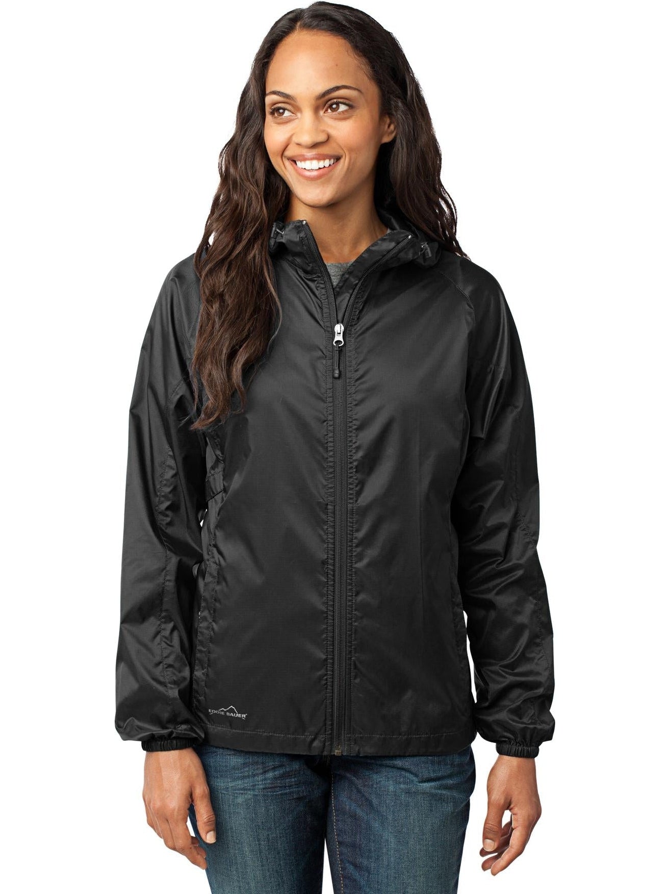 no-logo Eddie Bauer Ladies Packable Wind Jacket-Regular-Eddie Bauer-Thread Logic