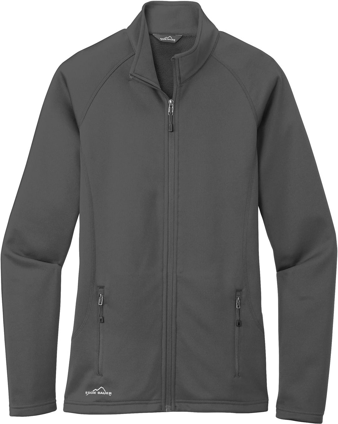 No-Logo CLOSEOUT - Eddie Bauer Ladies Smooth Fleece Base Layer Full-Zip-Full Zips-Eddie Bauer-Iron Gate-S-Thread Logic