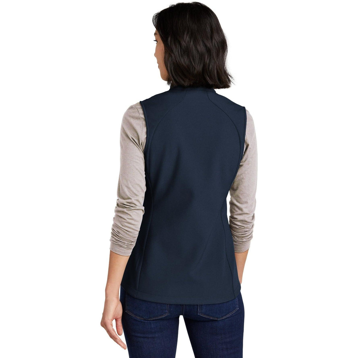 no-logo Eddie Bauer Ladies Stretch Soft Shell Vest-Regular-Eddie Bauer-Thread Logic
