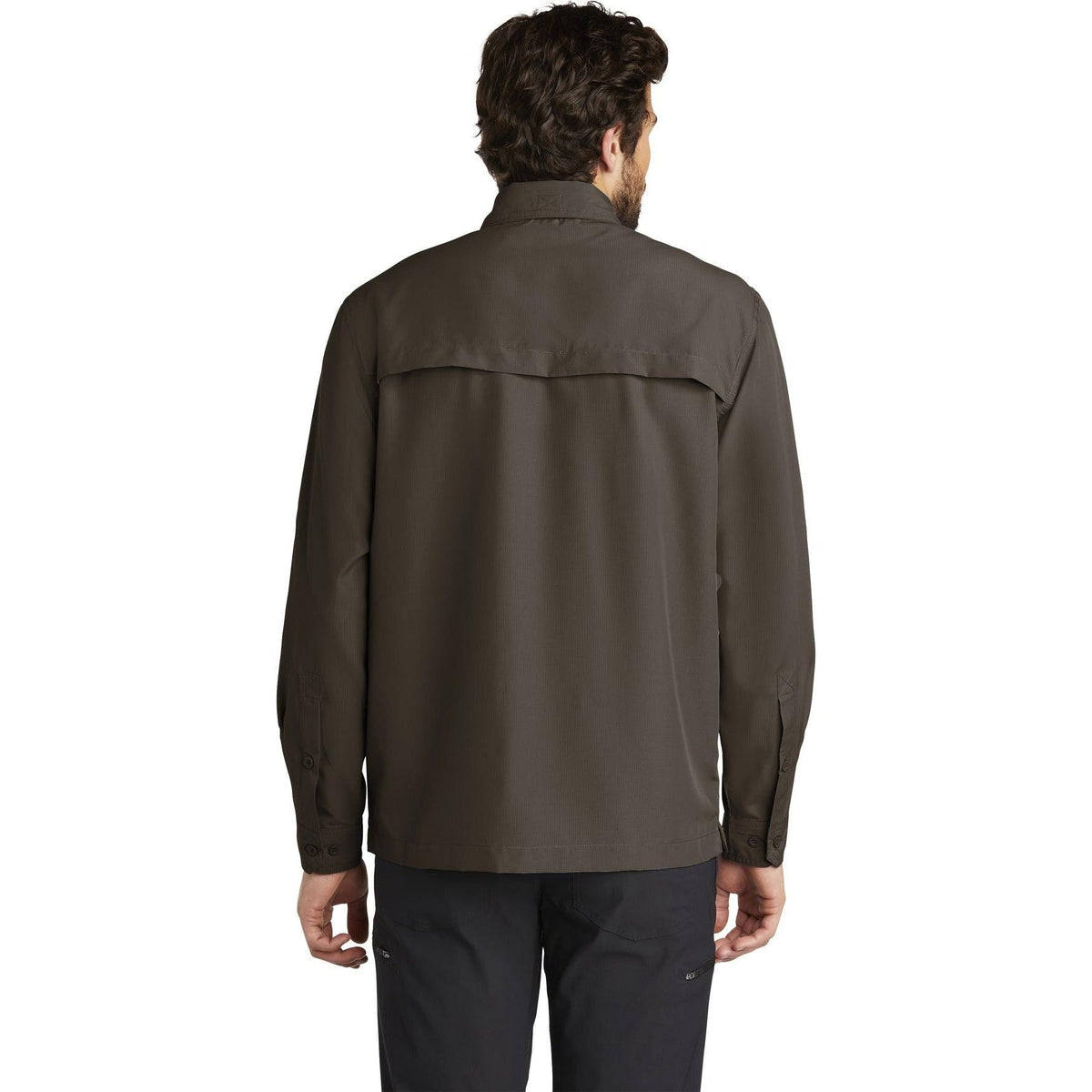 no-logo Eddie Bauer Long Sleeve Performance Fishing Shirt-Regular-Eddie Bauer-Thread Logic