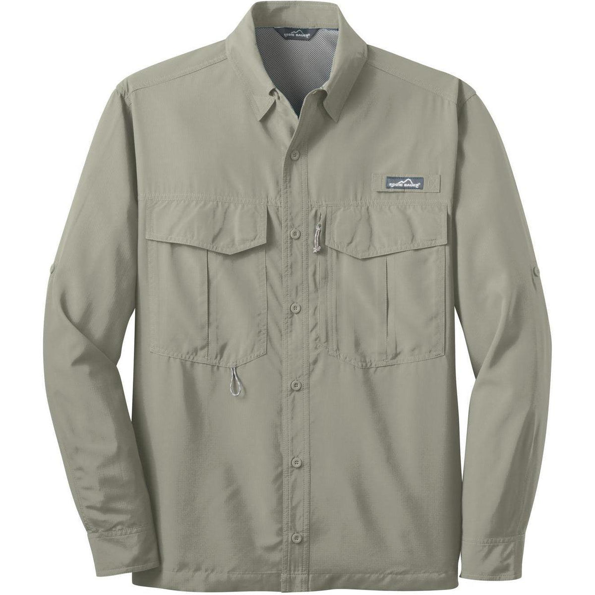 no-logo Eddie Bauer Long Sleeve Performance Fishing Shirt