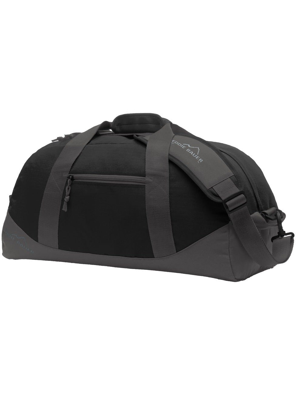 Eddie Bauer Medium Ripstop Duffel-Regular-Eddie Bauer-Black/Grey Steel-Thread Logic