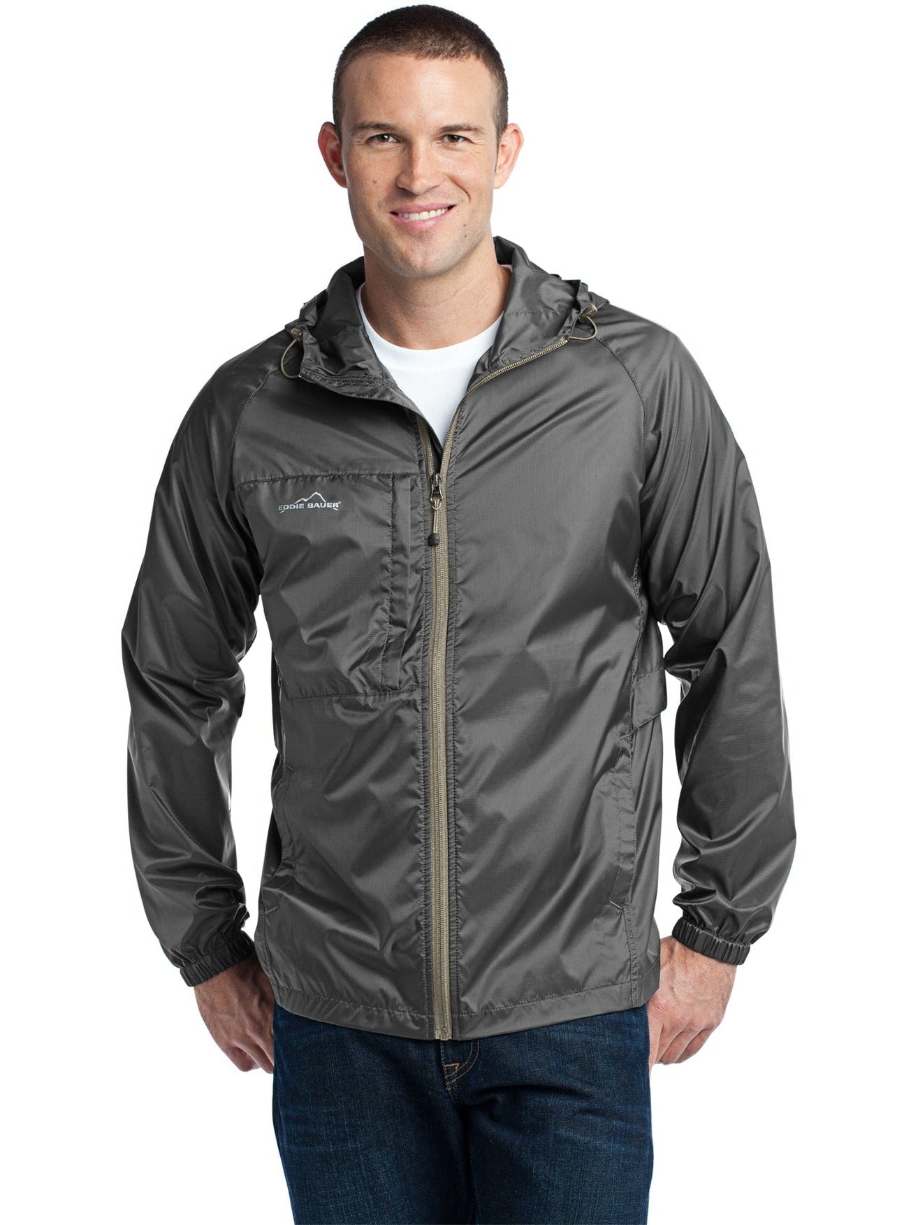no-logo Eddie Bauer Packable Wind Jacket-Regular-Eddie Bauer-Thread Logic