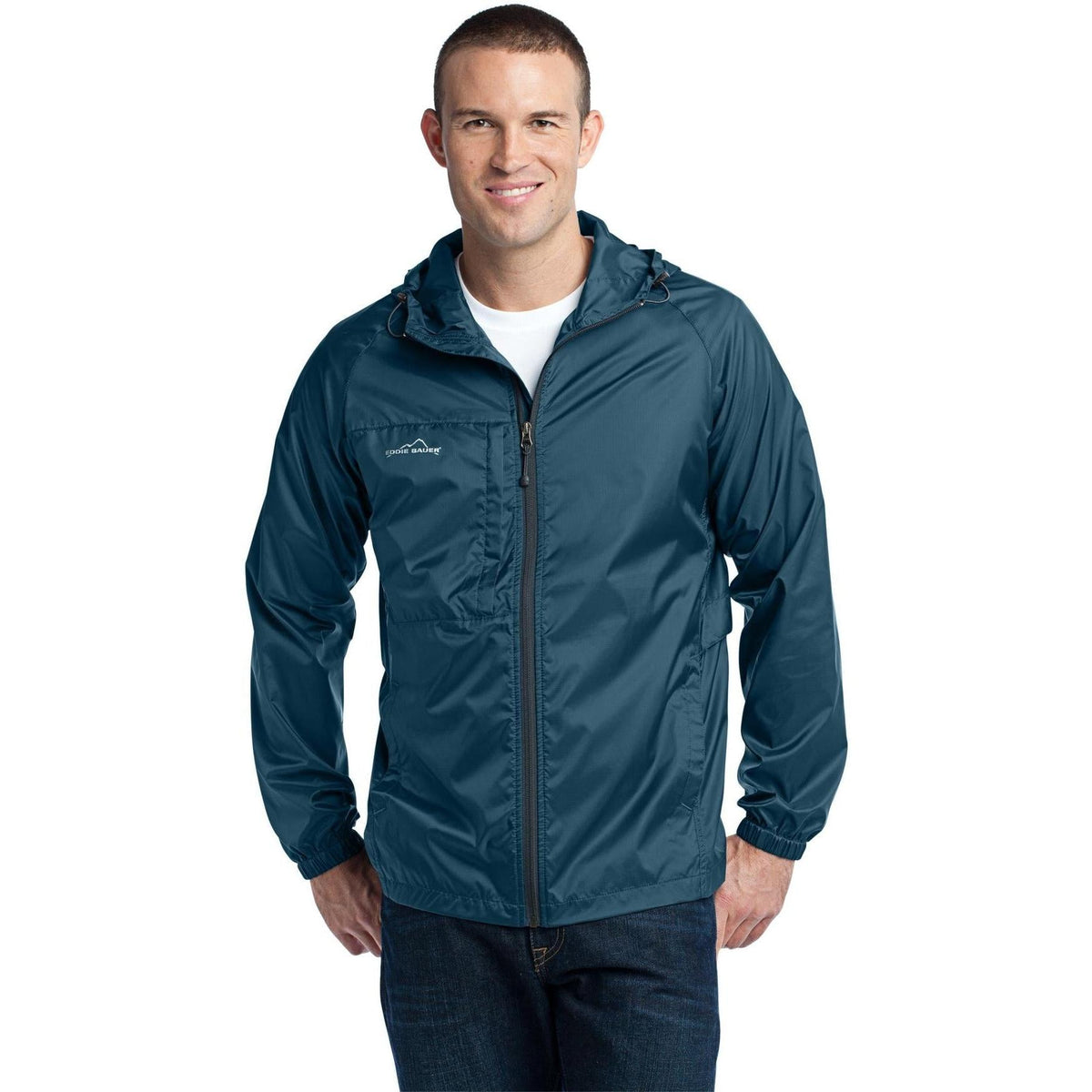 no-logo Eddie Bauer Packable Wind Jacket-Regular-Eddie Bauer-Thread Logic