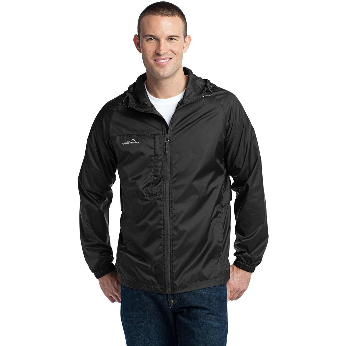 no-logo Eddie Bauer Packable Wind Jacket-Regular-Eddie Bauer-Thread Logic