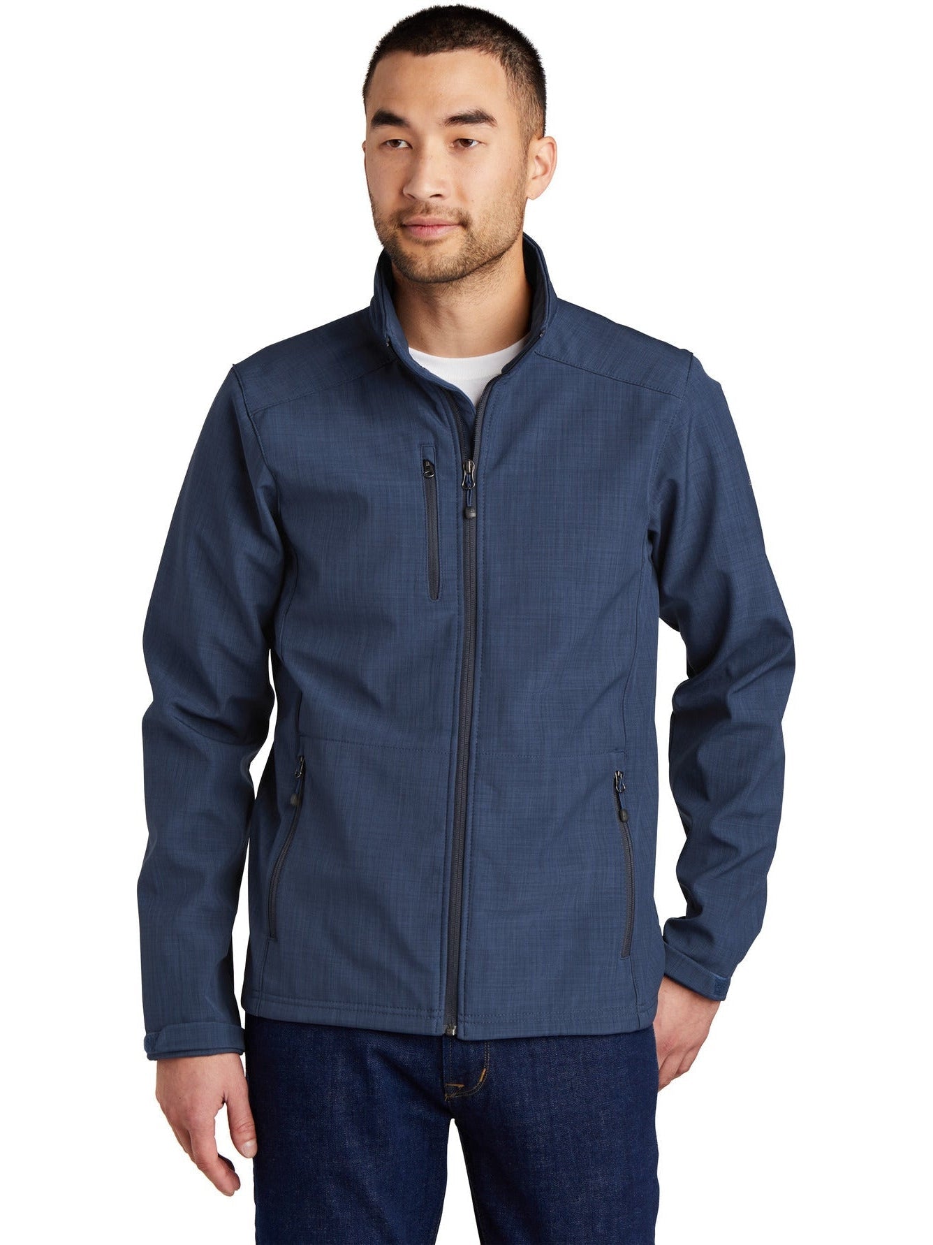 no-logo Eddie Bauer Shaded Crosshatch Soft Shell Jacket-Regular-Eddie Bauer-Thread Logic