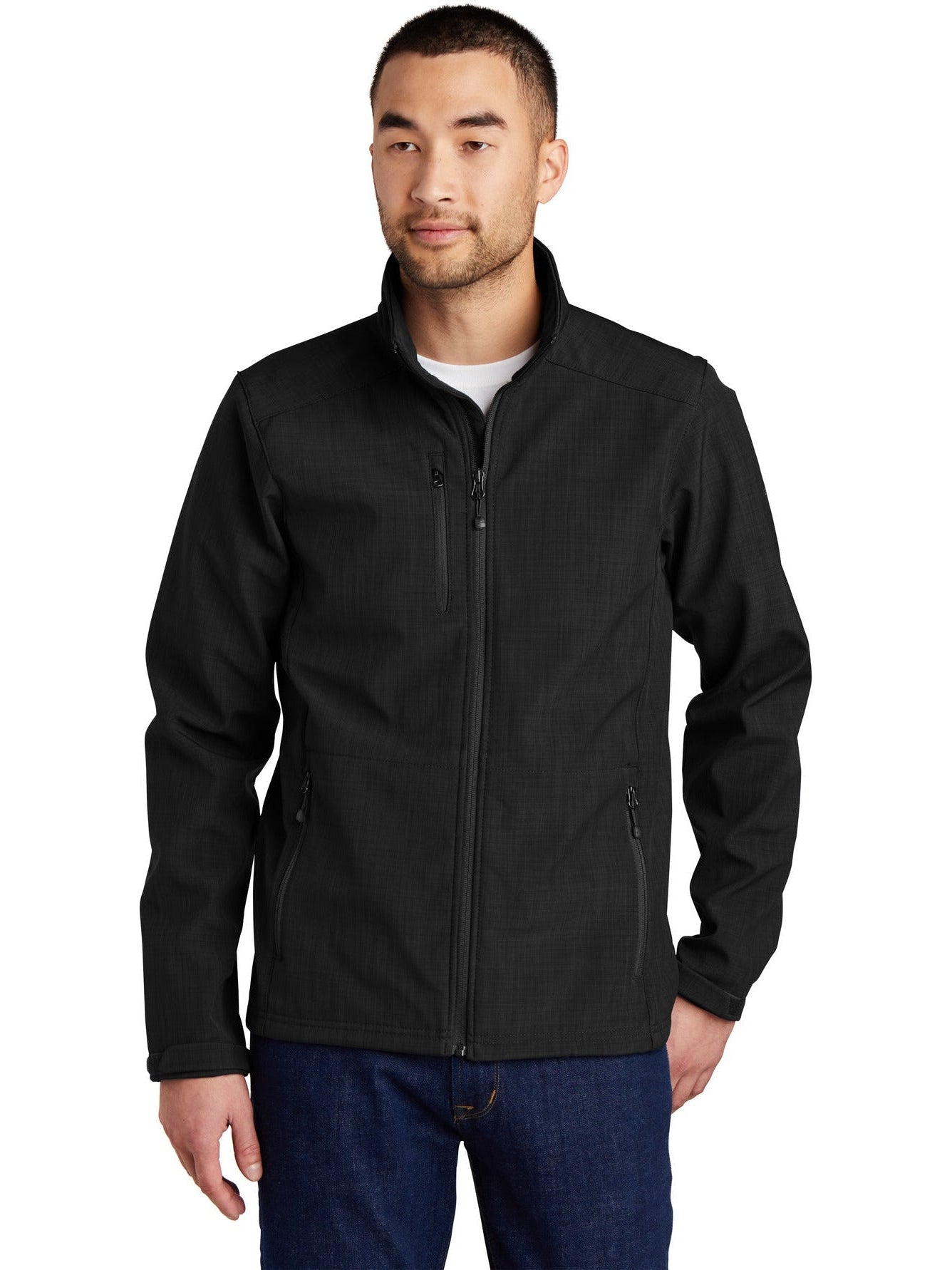 no-logo Eddie Bauer Shaded Crosshatch Soft Shell Jacket-Regular-Eddie Bauer-Thread Logic