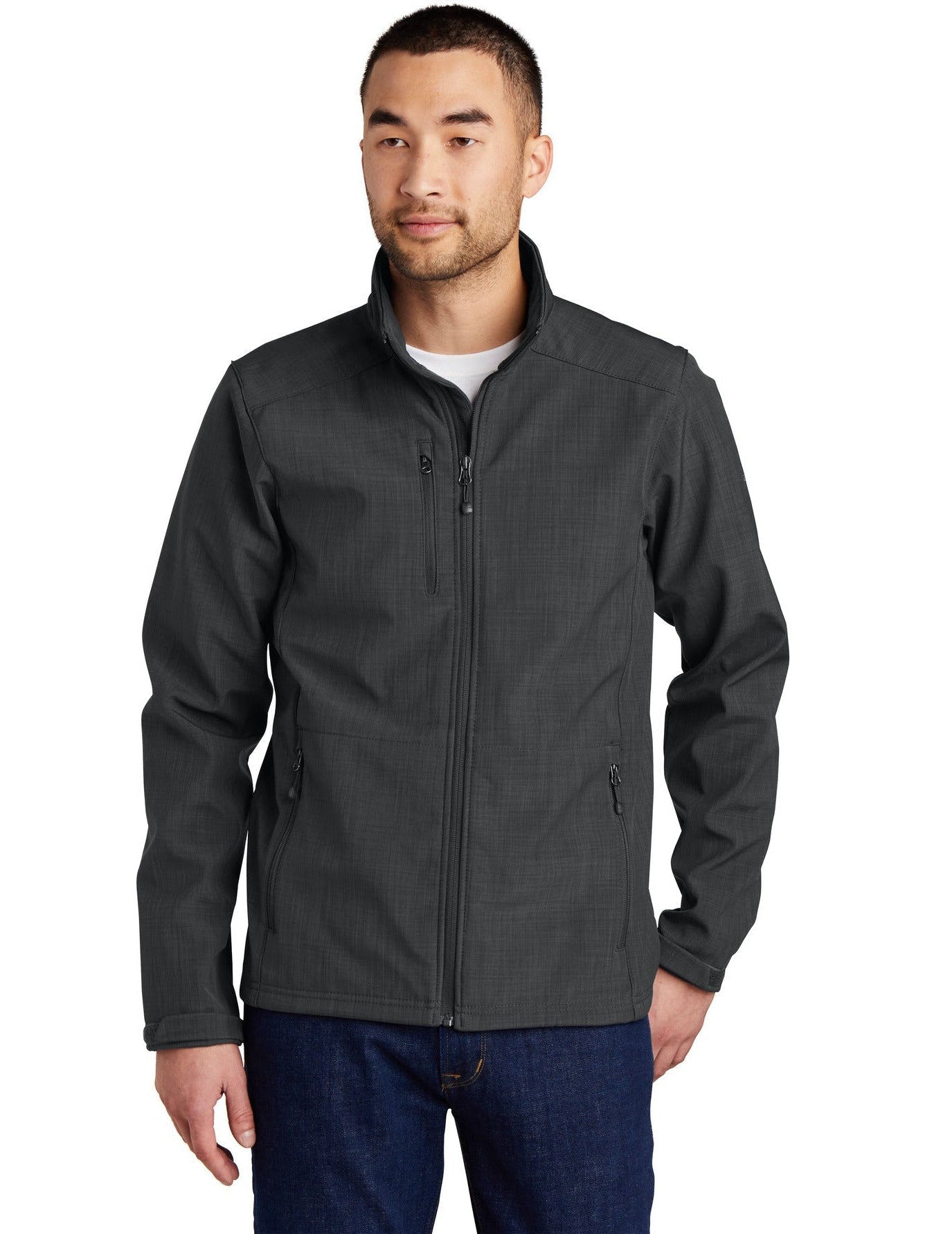 no-logo Eddie Bauer Shaded Crosshatch Soft Shell Jacket-Regular-Eddie Bauer-Thread Logic