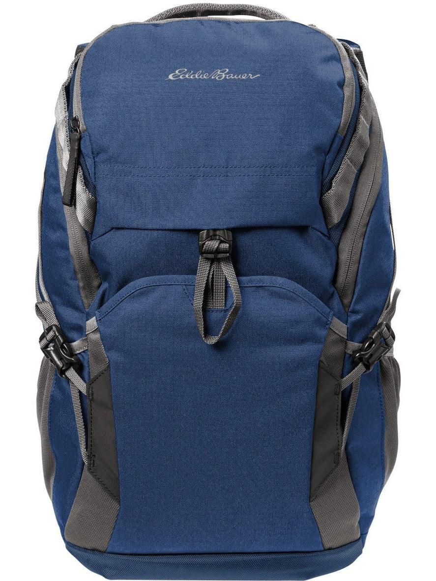 Eddie Bauer Tour Backpack-Regular-Eddie Bauer-Sapphire Blue/Grey Steel-Thread Logic