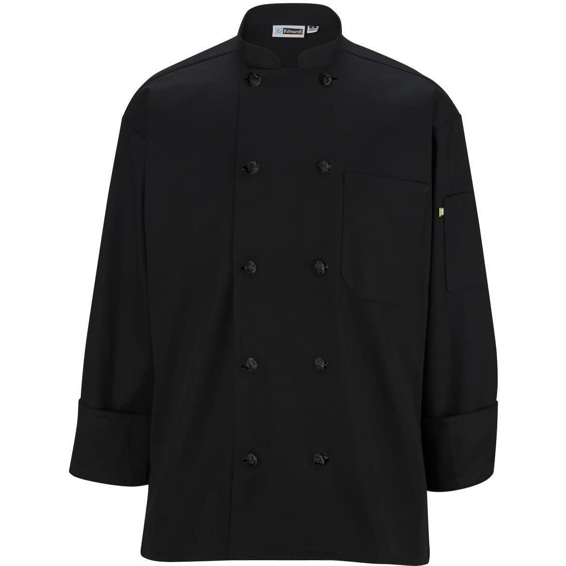 no-logo Edwards 10 Knot Button Long Sleeve Chef Coat