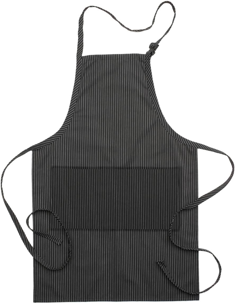 no-logo Edwards 2 Pocket Butcher Apron-APRONS-Edwards-Black Stripe-1 Size-Thread Logic