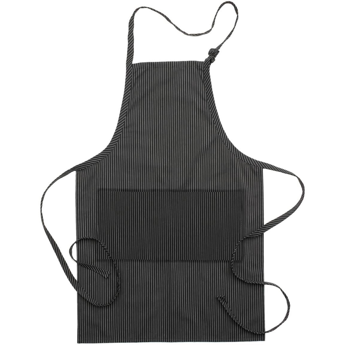 no-logo Edwards 2 Pocket Butcher Apron-APRONS-Edwards-Black Stripe-1 Size-Thread Logic