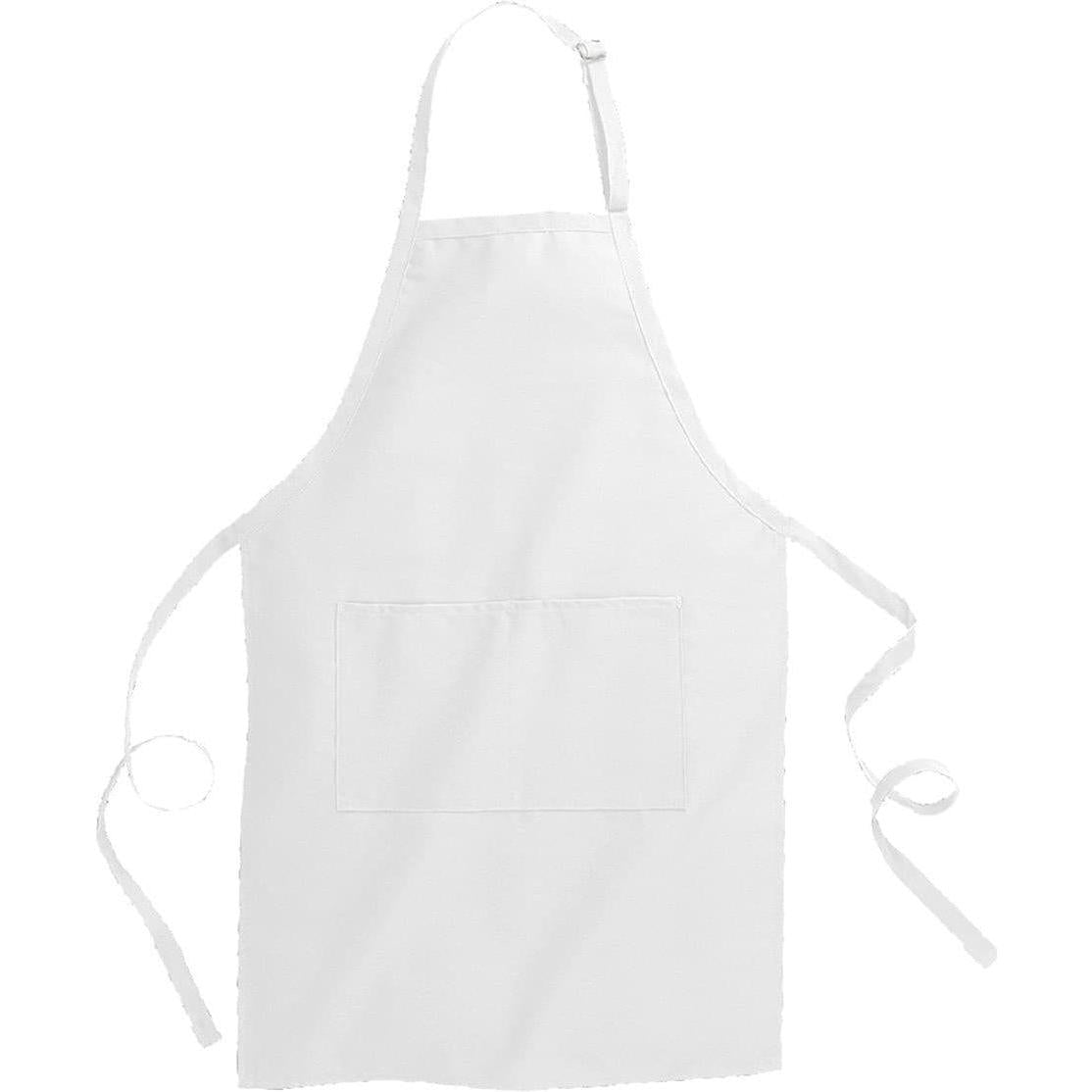 no-logo Edwards 2 Pocket Butcher Apron-APRONS-Edwards-White-1 Size-Thread Logic