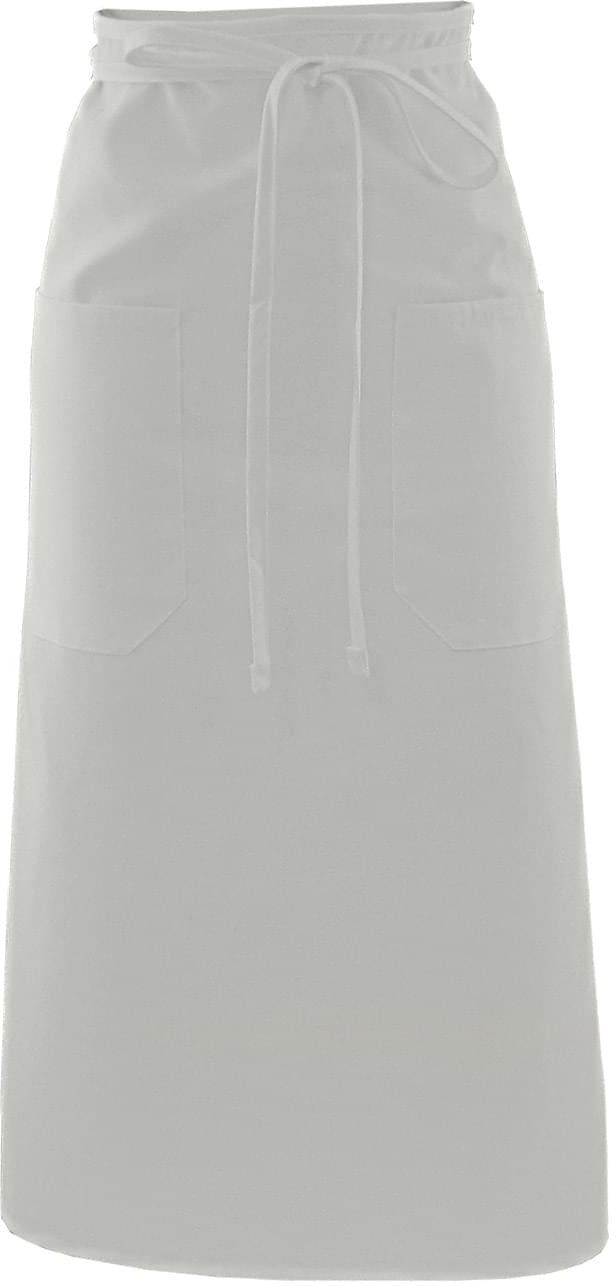 no-logo Edwards 2 Pocket Long Bistro Apron-APRONS-Edwards-White-1 Size-Thread Logic