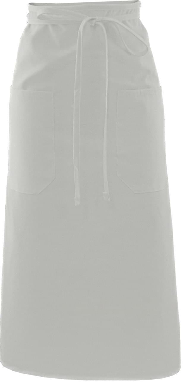 no-logo Edwards 2 Pocket Long Bistro Apron-APRONS-Edwards-White-1 Size-Thread Logic