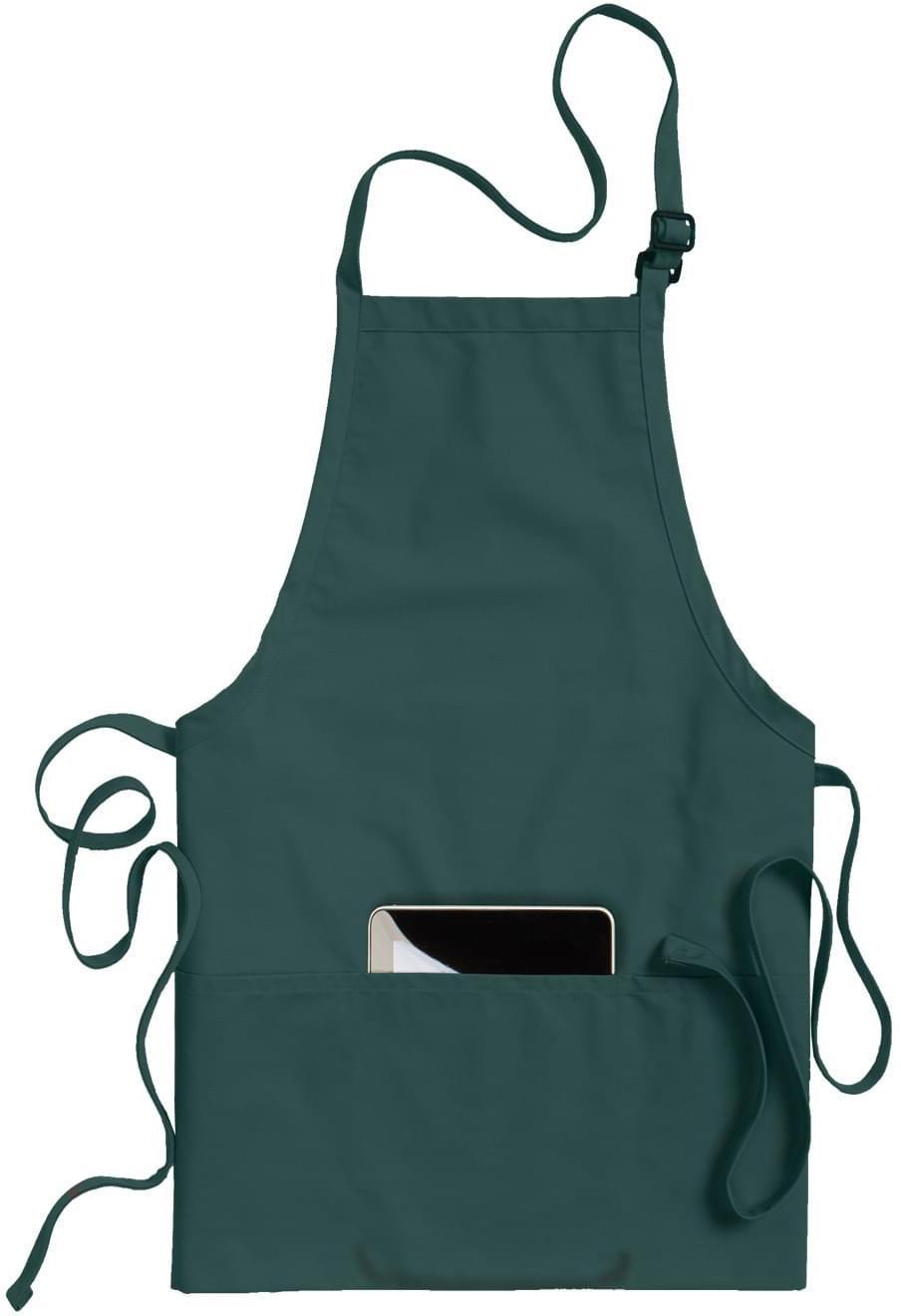 no-logo Edwards 3 Pocket Bib Apron-APRONS-Edwards-Hunter-1 Size-Thread Logic