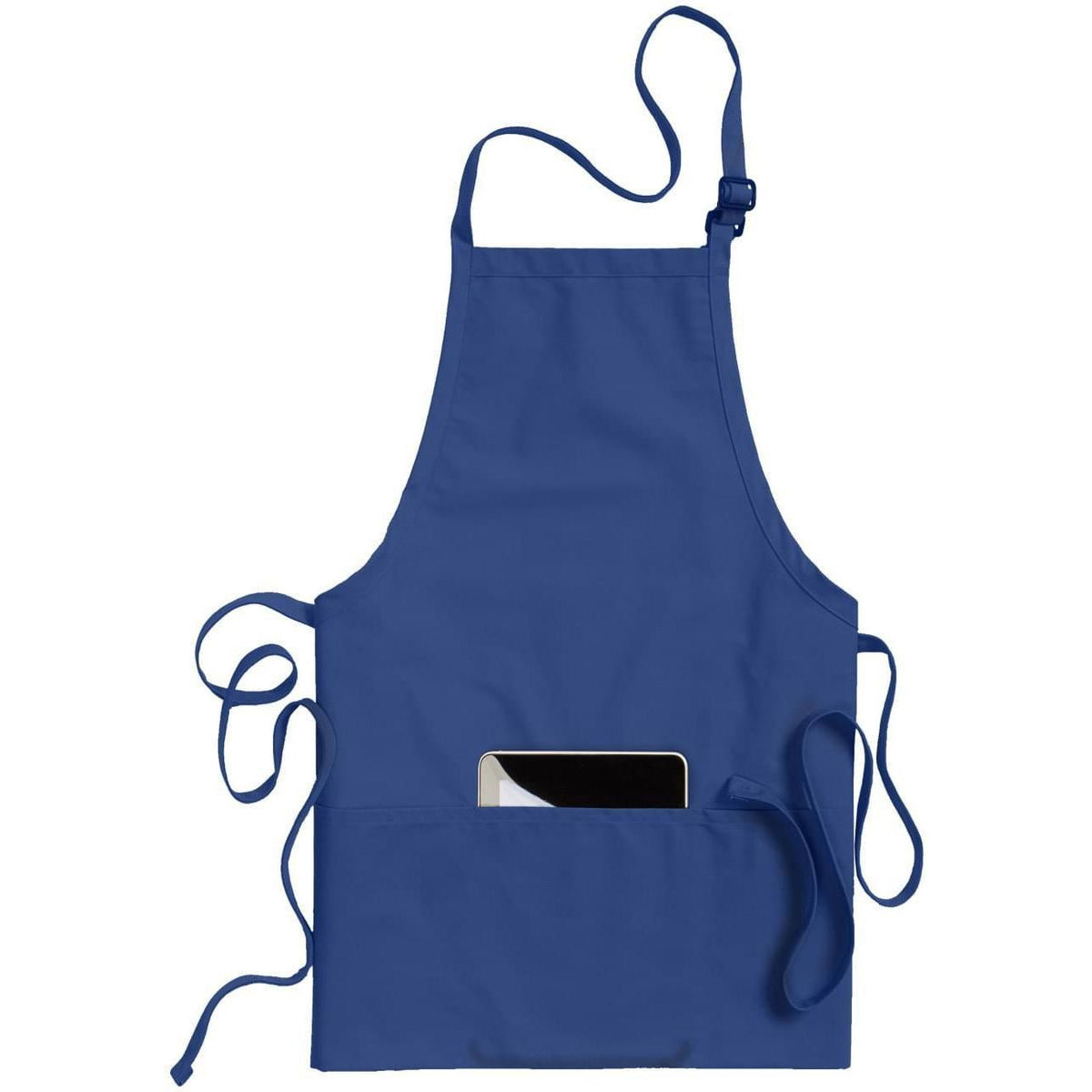 no-logo Edwards 3 Pocket Bib Apron-APRONS-Edwards-Royal-1 Size-Thread Logic