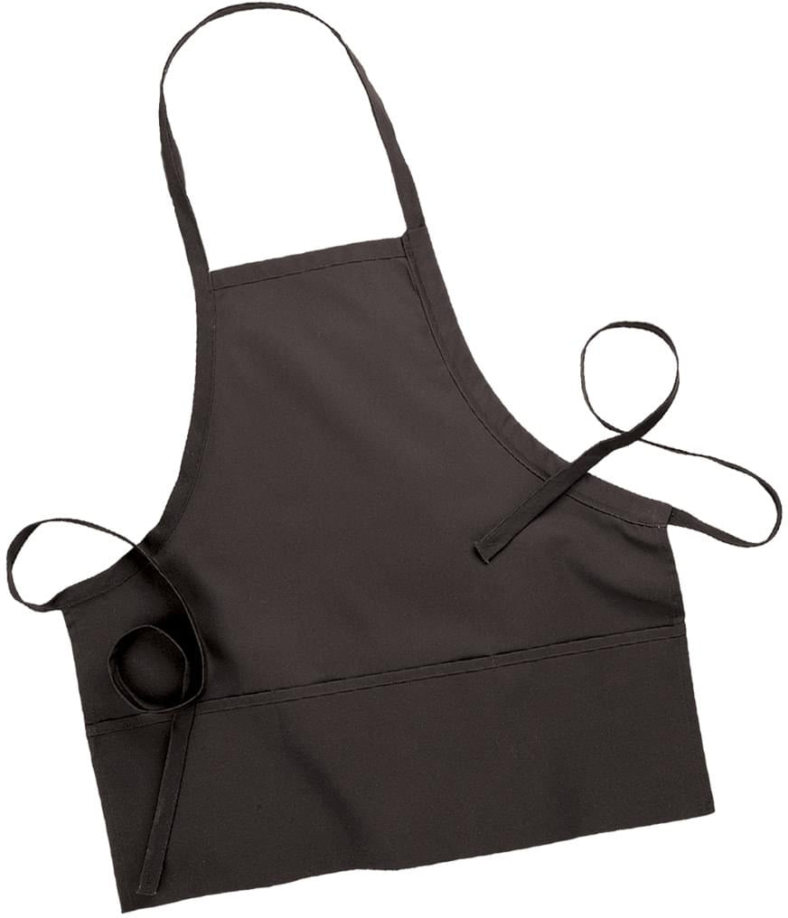 no-logo Edwards 3 Pocket E Z Slide Bib Apron-APRONS-Edwards-Black-1 Size-Thread Logic
