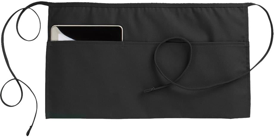 no-logo Edwards 3 Pocket Waist Apron-APRONS-Edwards-Black-1 Size-Thread Logic