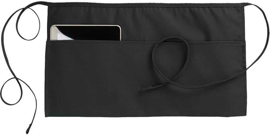 no-logo Edwards 3 Pocket Waist Apron-APRONS-Edwards-Black-1 Size-Thread Logic