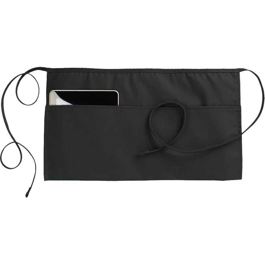 no-logo Edwards 3 Pocket Waist Apron-APRONS-Edwards-Black-1 Size-Thread Logic