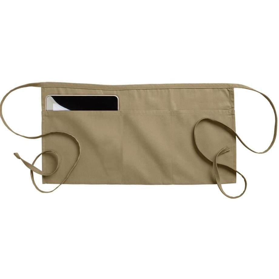 no-logo Edwards 3 Pocket Waist Apron-APRONS-Edwards-Khaki-1 Size-Thread Logic
