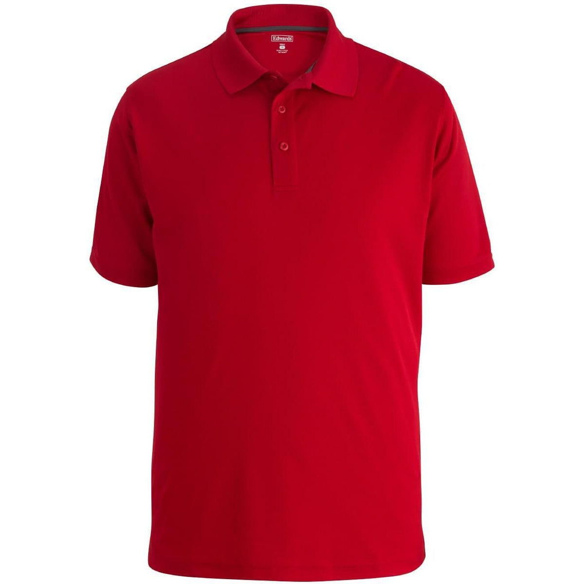 no-logo Edwards Airgrid Snag Proof Polo-Men's Polos-Edwards-Red (Discontinued)-S-Thread Logic