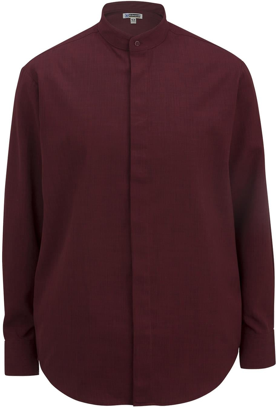 Edwards Bastiste Banded Collar Shirt