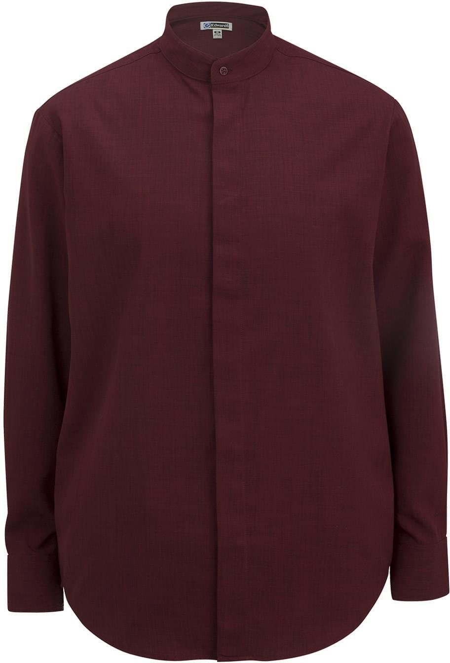 Edwards Bastiste Banded Collar Shirt