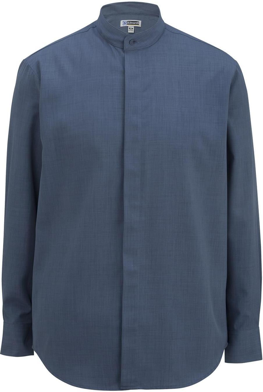 Edwards Bastiste Banded Collar Shirt