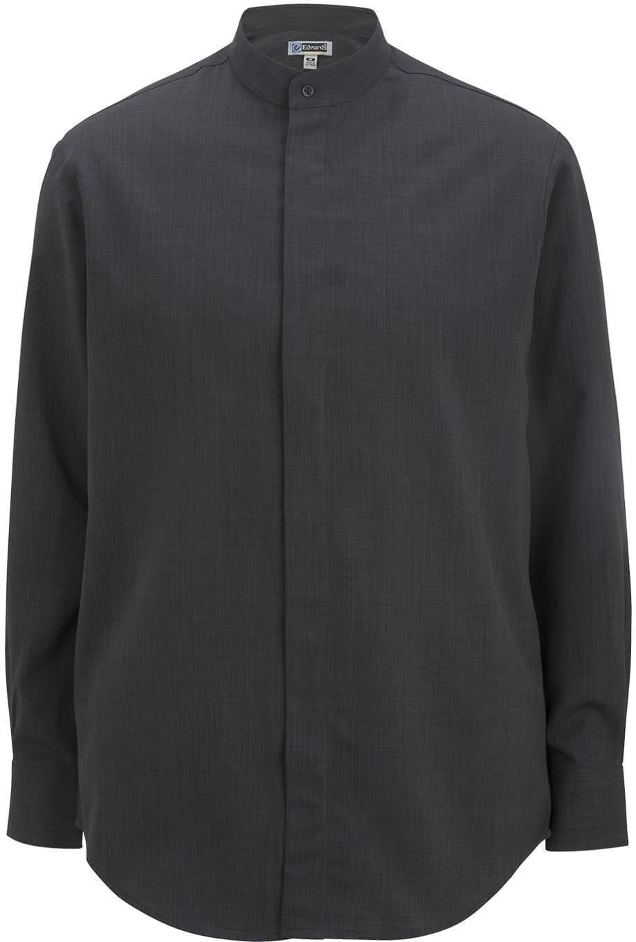 Edwards Bastiste Banded Collar Shirt