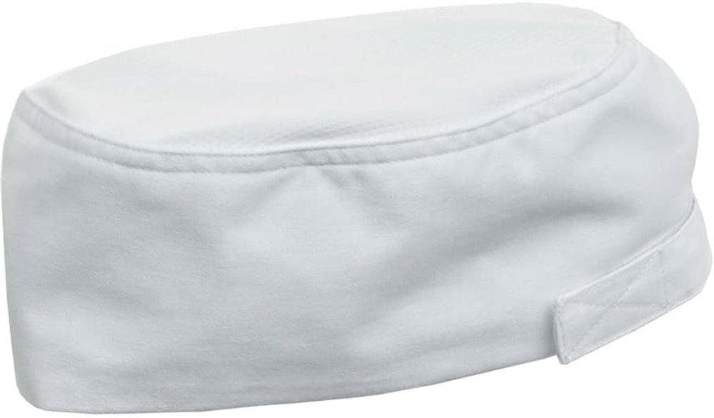 no-logo Edwards Beanie Cap With Mesh Top-CHEFS WEAR-Edwards-White-1 Size-Thread Logic