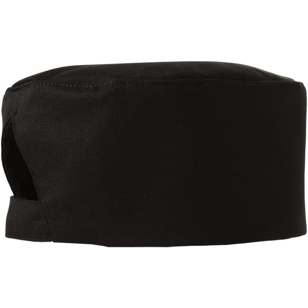 no-logo Edwards Beanie Cap With Velcro Back-CHEFS WEAR-Edwards-Black-1 Size-Thread Logic