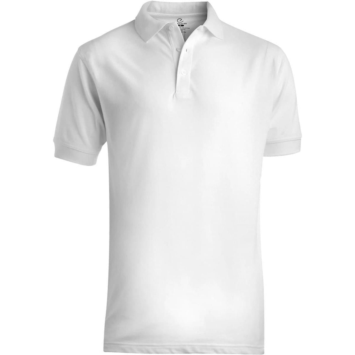 logo-left Edwards Blended Pique Short Sleeve Polo