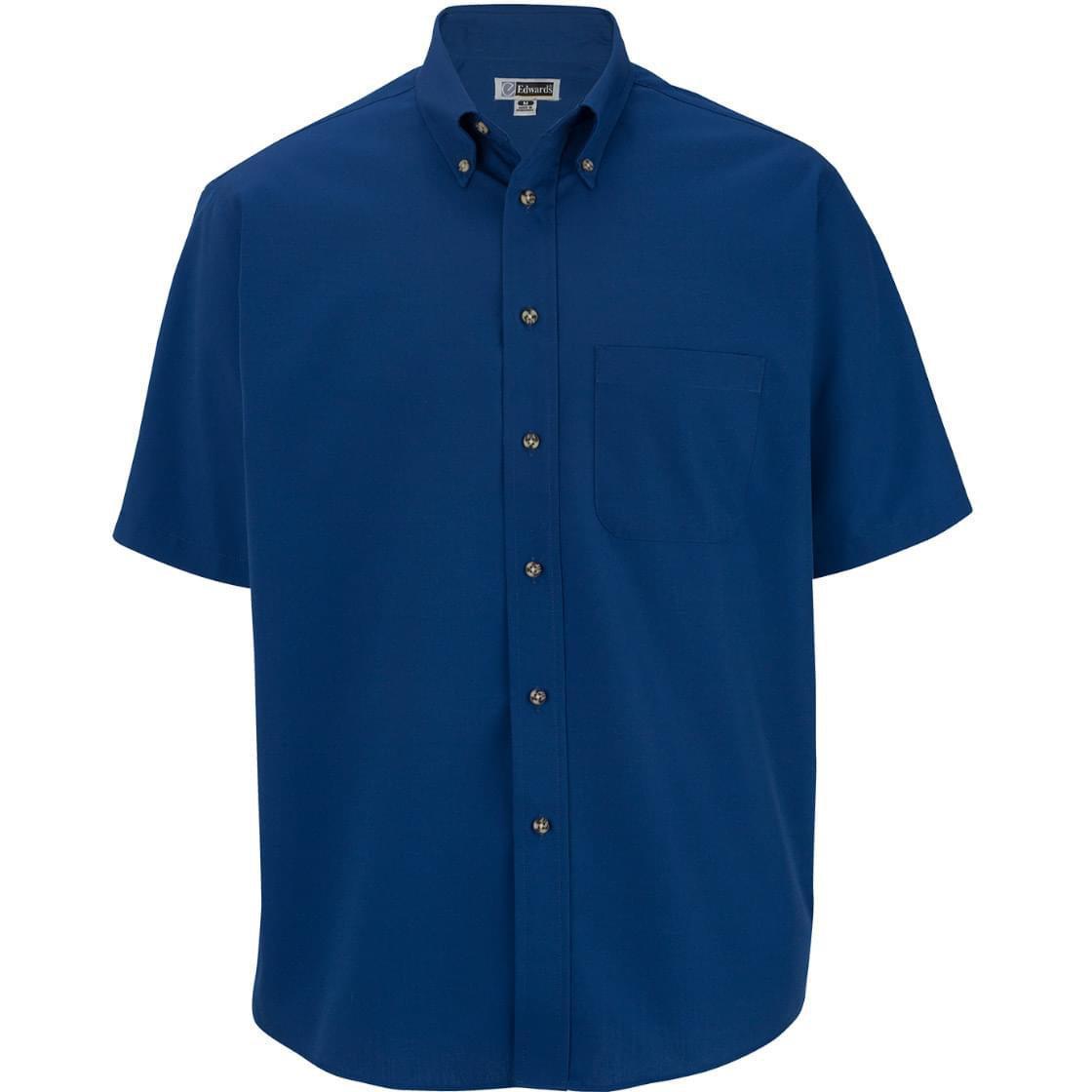 no-logo Edwards Easy Care Short Sleeve Poplin Shirt