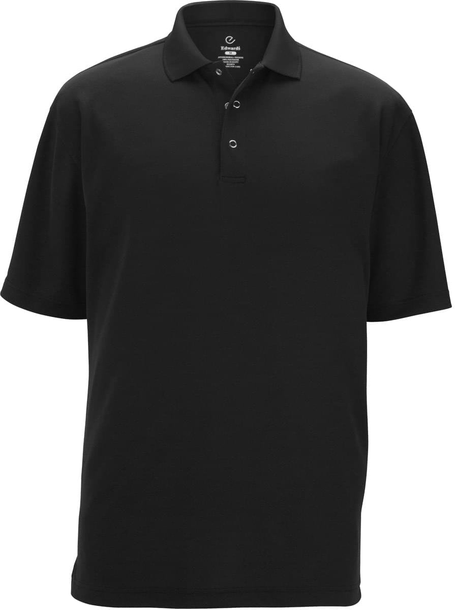 Edwards Food Service Mesh Polo With Snap Front