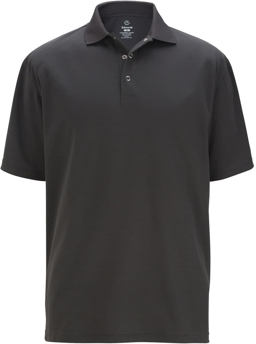 Edwards Food Service Mesh Polo With Snap Front