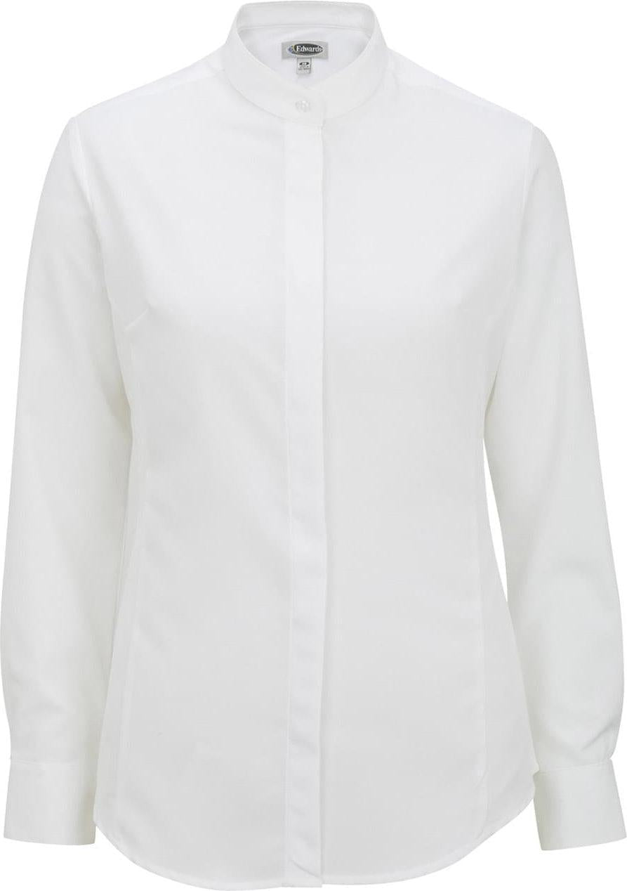 Edwards Ladies Bastiste Banded Collar Shirt