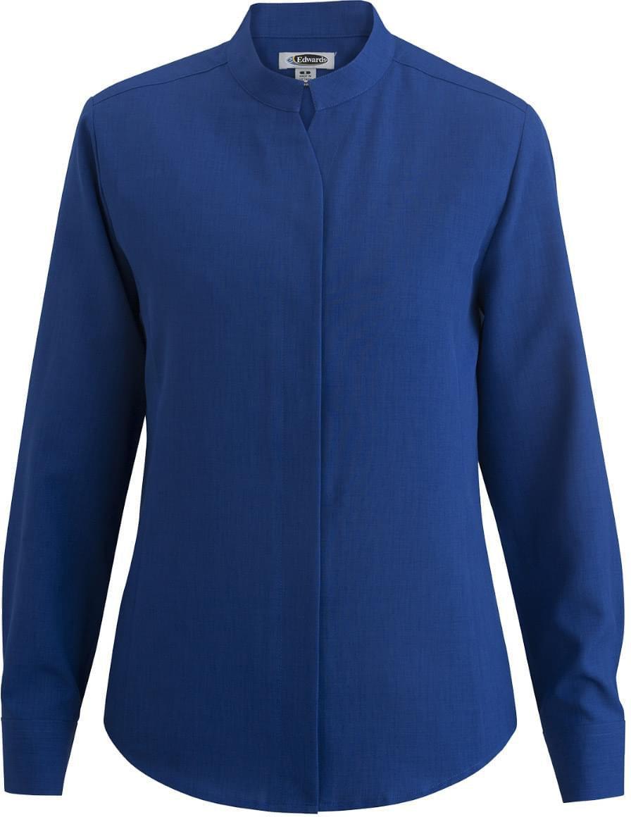 Edwards Women's Bastiste Stand Up Collar Shirt