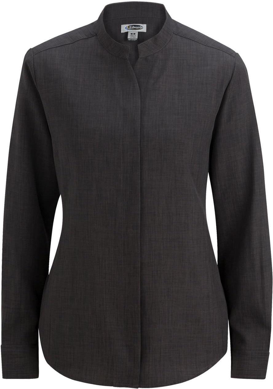 Edwards Women's Bastiste Stand Up Collar Shirt