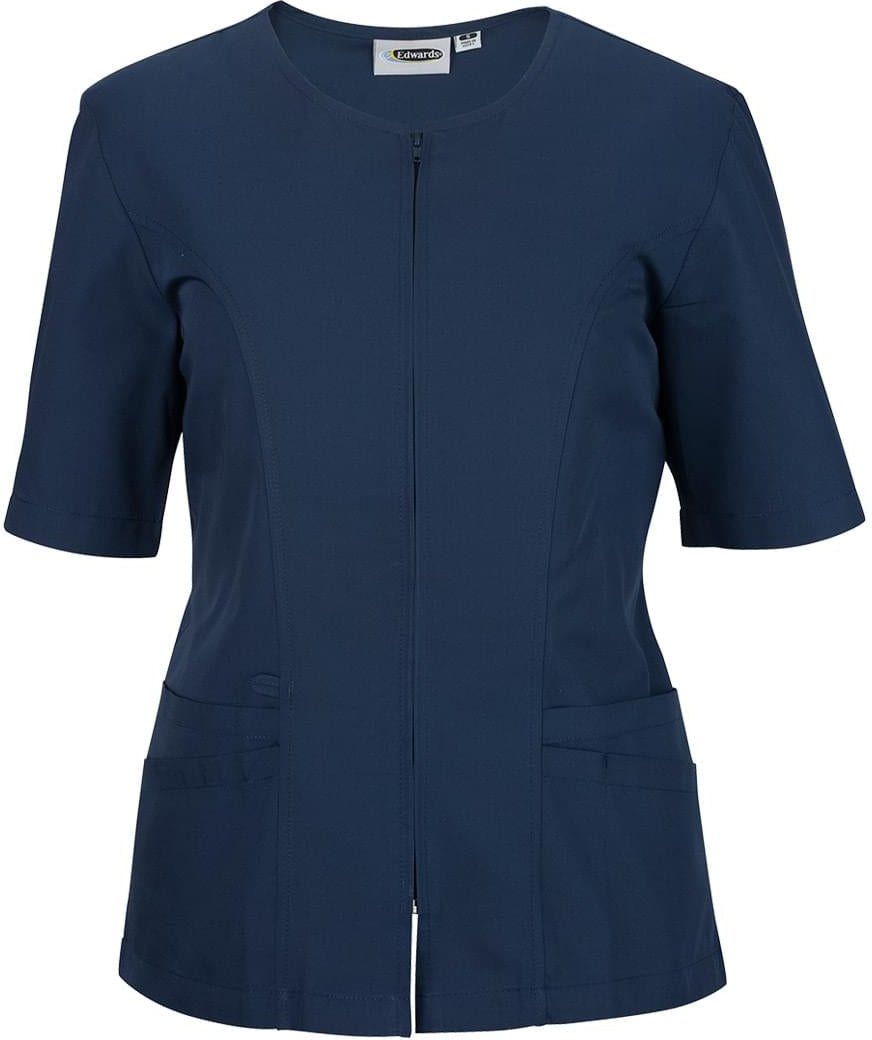 Edwards Ladies Essential Zip Front Smock