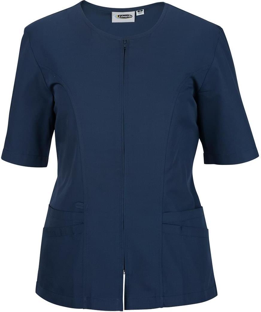 Edwards Ladies Essential Zip Front Smock