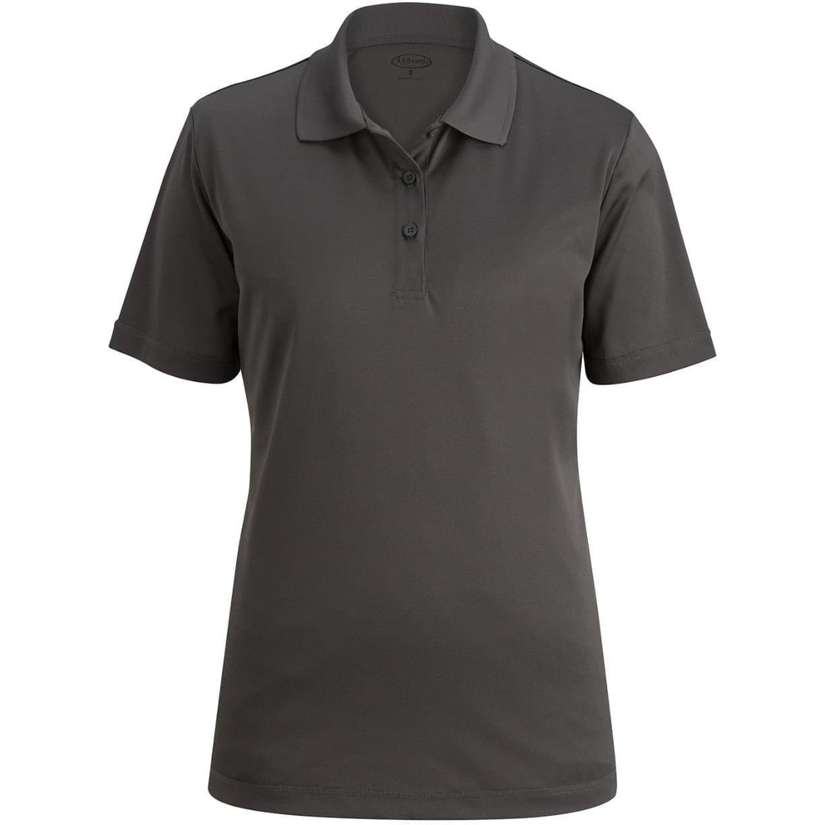 no-logo Edwards Women's Mini Pique Snag Proof Polo-Ladies Polos-Edwards-Steel Grey-XS-Thread Logic