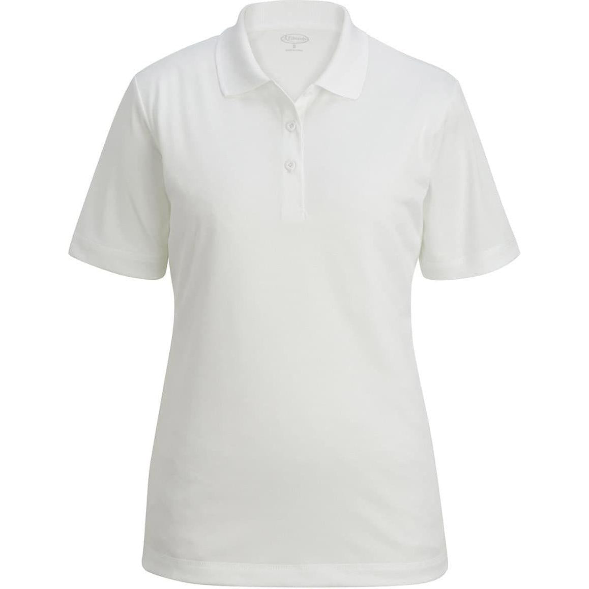 no-logo Edwards Women's Mini Pique Snag Proof Polo-Ladies Polos-Edwards-White-XS-Thread Logic