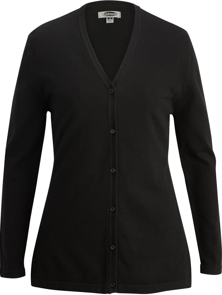 Edwards Women's V-Neck Fine Gauge Long Cardigan Sweater