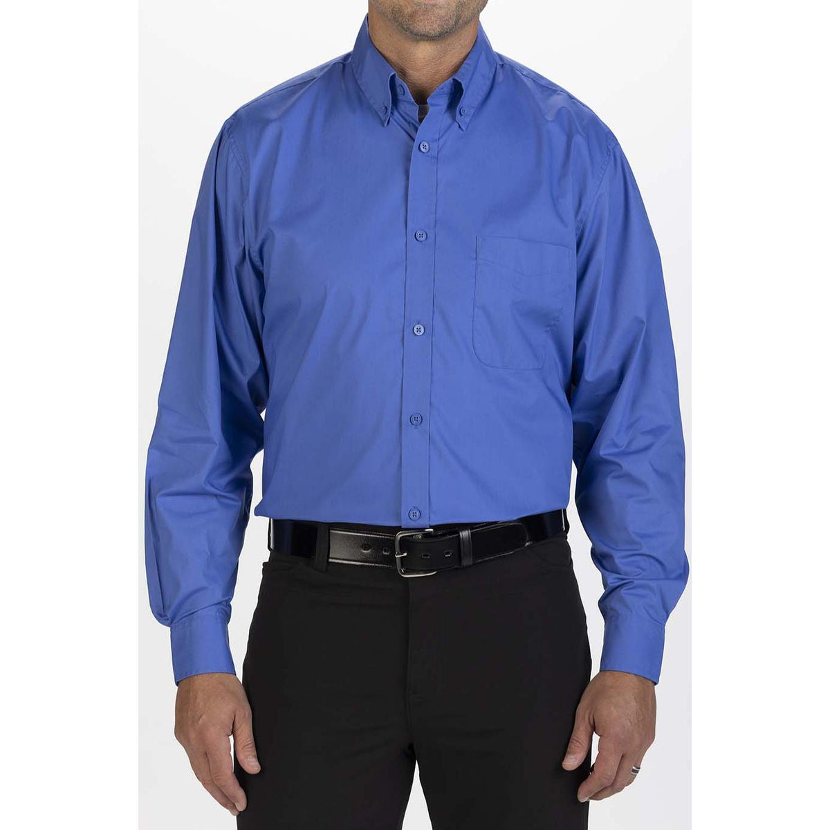 no-logo Edwards Long Sleeve Stretch Poplin Shirt