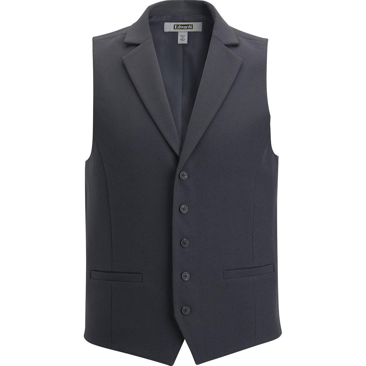 no-logo Edwards Mens Dress Lapel Vest