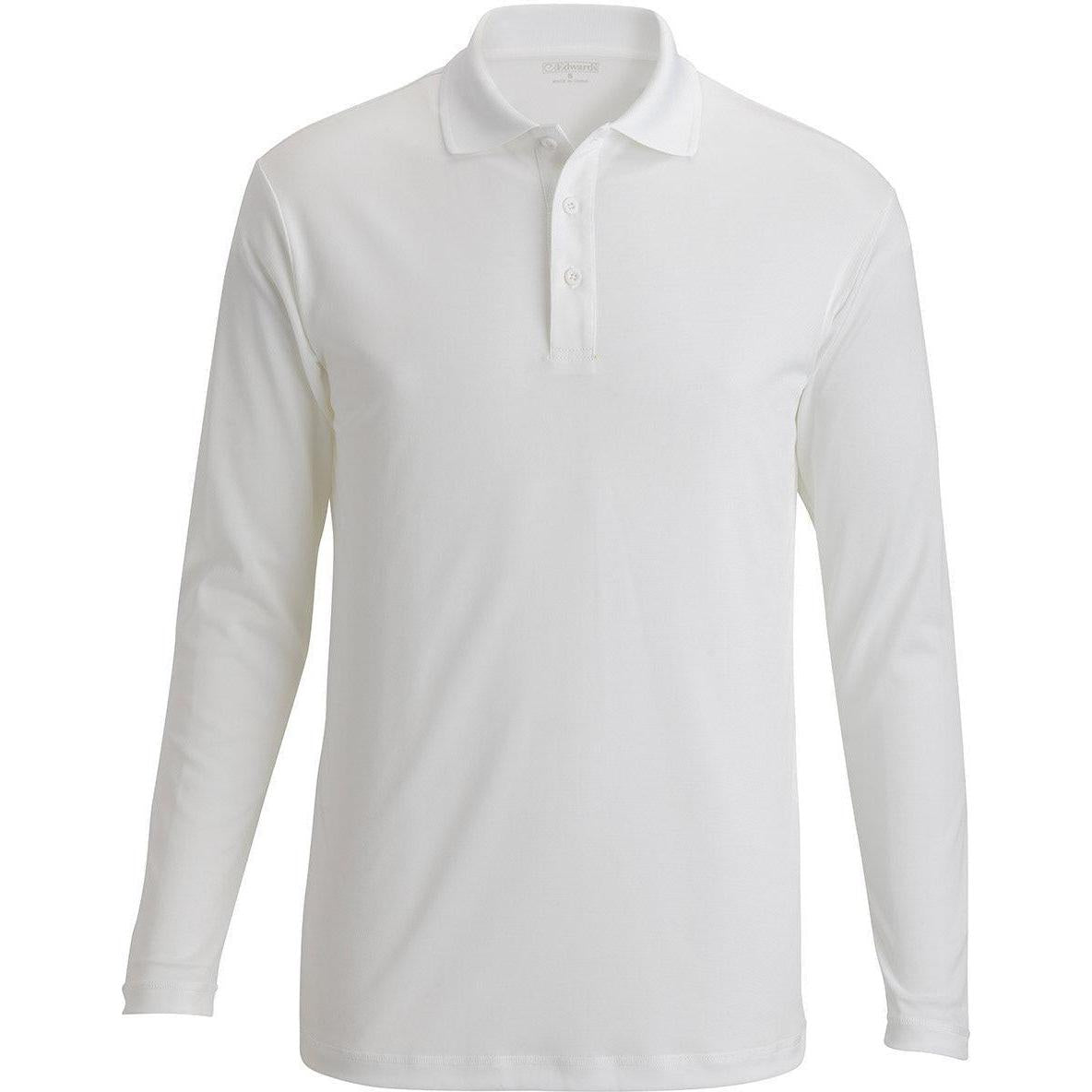 no-logo Edwards Mini Pique Snag Proof Long Sleeve Polo